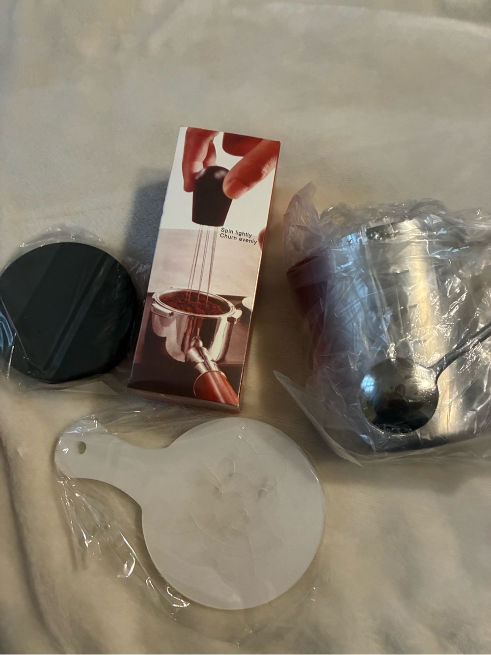 Agilive Espresso Accessory Set with WDT Tool, Milk Pitcher, and Scoop 7 piece